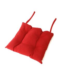 Galette de chaise style montagne Liso rouge Aspin