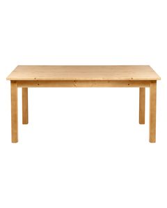 Table de ferme rectangulaire en pin 160 x 80 cm Avoriaz