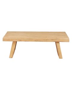 Table basse rectangulaire pin naturel 140 cm Brum