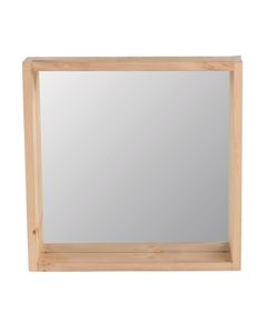 Miroir pin massif 60 x 65 cm Chamonix