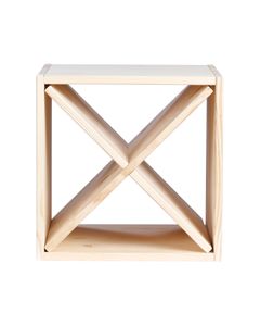 Cube avec croisillon de rangement MERIBEL