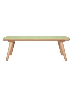 Table basse rectangulaire bois et formica 120 cm skandy